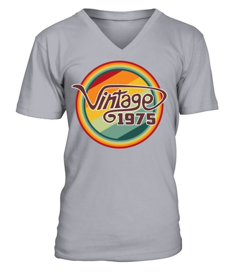 Vintage 1975 curve V-Neck T-shirt
