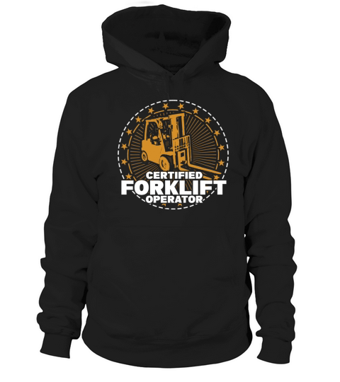 Vintage Forklift Operator Driver Trucker Forklift Hoodie Unisex