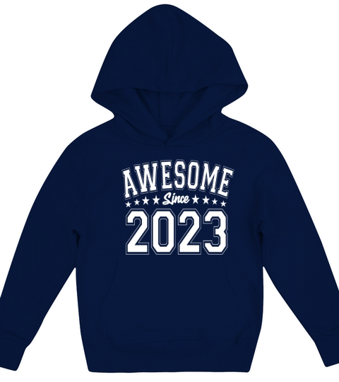 Awesome Since 2023 Birthday 2023 Vintage 2023 Kids Hoodie