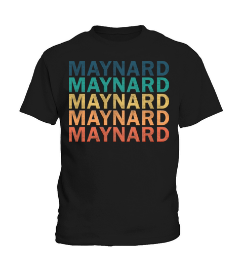 Maynard Name T Shirt - Maynard Vintage Retro Name Kids T-Shirt