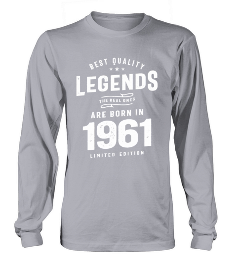 1961 Birthday 62 Years Old Long sleeved Unisex