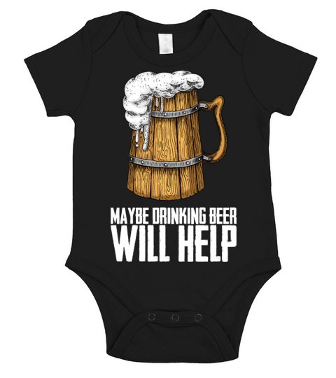 Beer Drink Gift Short Sleeve Baby One-Piece