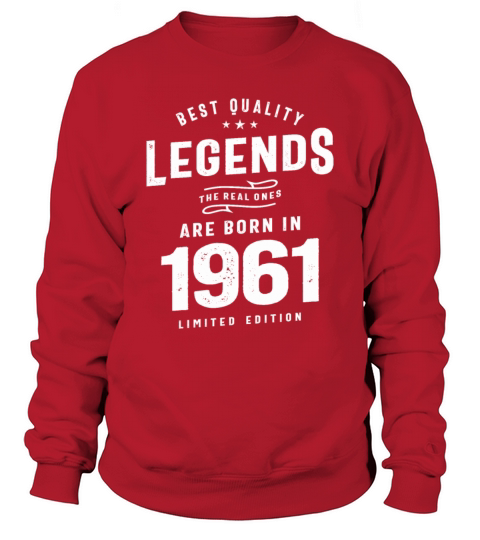 1961 Birthday 62 Years Old Sweatshirt Unisex