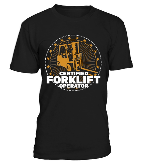 Vintage Forklift Operator Driver Trucker Forklift T-Shirt Unisex