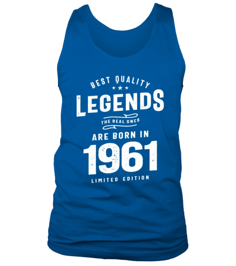 1961 Birthday 62 Years Old Tank Top Unisex
