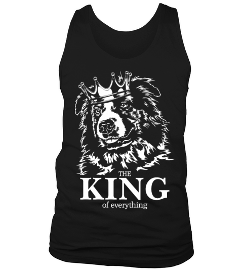 Australian Shepherd King of Everything dog dad Tank Top Unisex