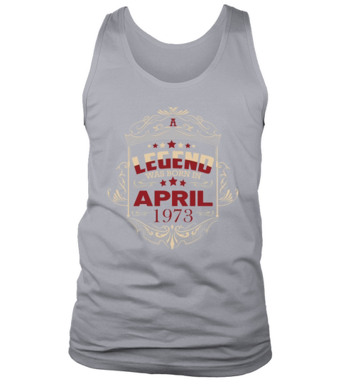 Vintage 73rd birthday design birth month April Tank Top Unisex