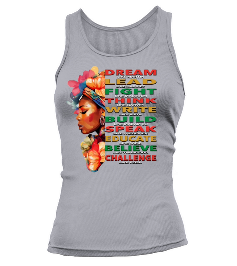Black History and Juneteenth Black Leaders Tank top Woman