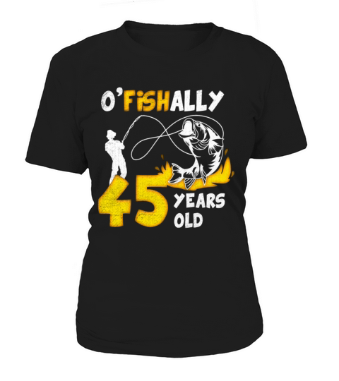 45th Birthday Fishing 1968 Vintage Fisherman Angle Women's T-Shirt