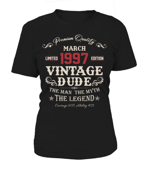 March 1997 Vintage Birthday Present Women's T-Shirt