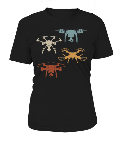 Retro Drones Vintage Drone Pilot Women's T-Shirt