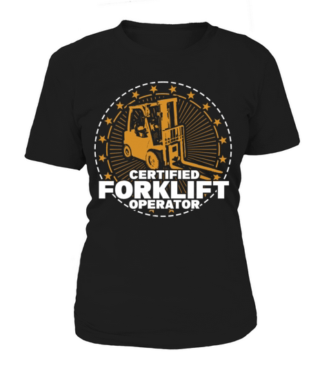 Vintage Forklift Operator Driver Trucker Forklift Women's T-Shirt