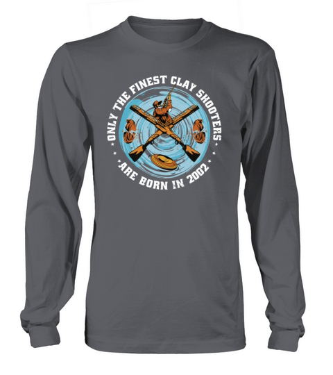 Clay Shooters Vintage 2002 birthday clay-pigeons Long sleeved Unisex