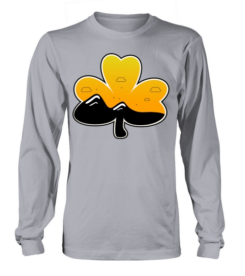 vintage st patrick sunrise Long sleeved Unisex