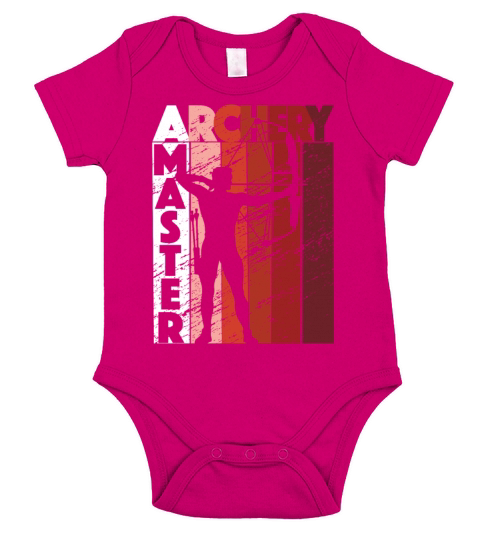 Archery Master Archer Bow Shooting Vintage Sport Short Sleeve Baby One-Piece