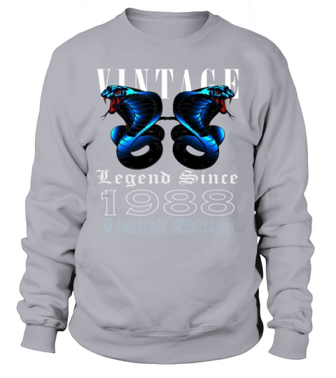 1988 Vintage Snake 35 Years Limited Edition Sweatshirt Unisex