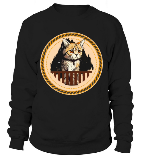 A lonely Cat T-shirt Vintage Sweatshirt Unisex