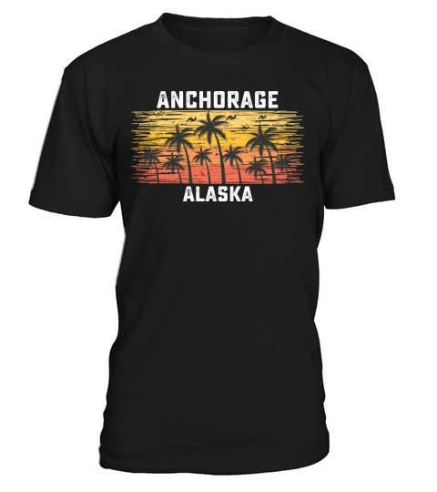Anchorage Alaska Summer Retro VIntage Vacation T-Shirt Unisex