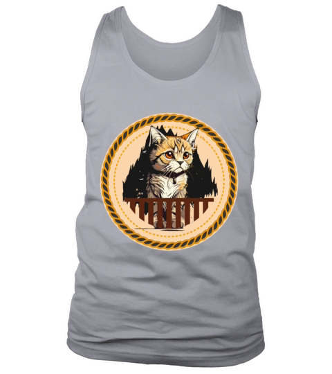 A lonely Cat T-shirt Vintage Tank Top Unisex