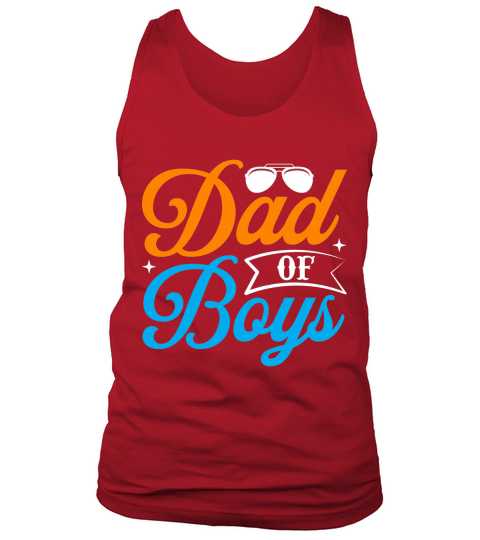 Dad of boys Tank Top Unisex