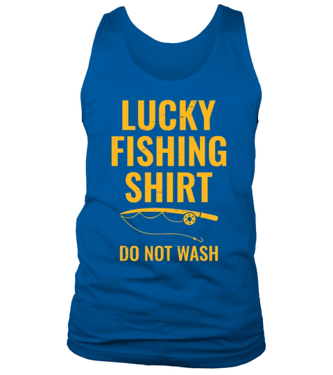 Lucky Fishing Shirt for Fish Hunter and Fisherman Tank Top Unisex