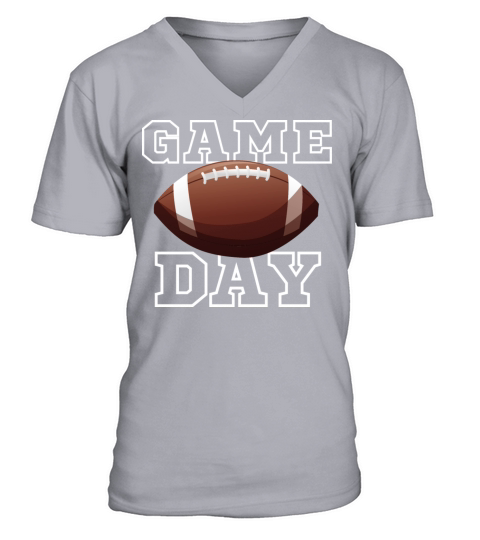 Vintage American Football Game Sports Lover V-Neck T-shirt