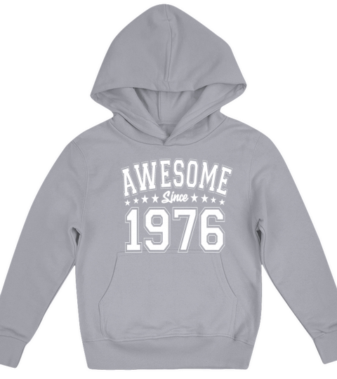 Awesome Since 1976 Birthday 1976 Vintage 1976 Kids Hoodie