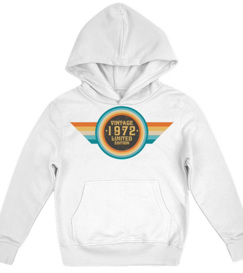 vintage 1972 limited edition wings Kids Hoodie