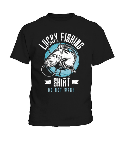 Lucky Fishing Shirt for Fish Hunter and Fisherman Kids T-Shirt