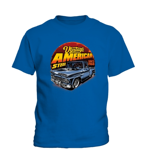 Vintage Muscle American Car Kids T-Shirt