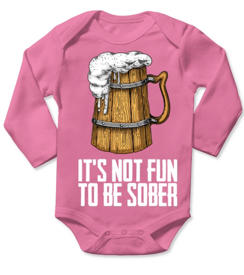 Drinking Beer Homebrew Long Sleeve Baby One-Piece