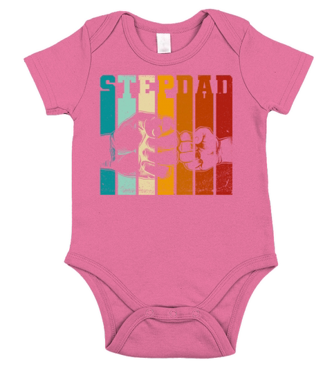 Stepdad - Stepdad Fathers Day Short Sleeve Baby One-Piece