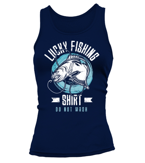 Lucky Fishing Shirt for Fish Hunter and Fisherman Tank top Woman