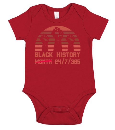 Black History Month USA Black History African Short Sleeve Baby One-Piece