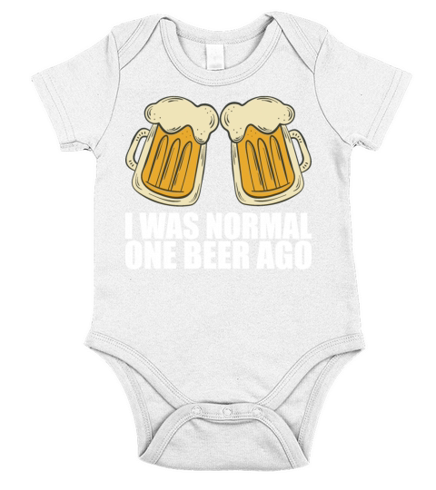 Man cave Beer drinking Short Sleeve Baby One-Piece