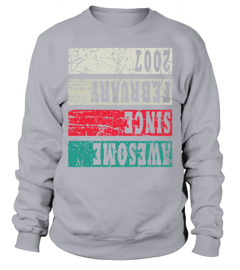 Vintage 16th Birthday 2007 Sports Gift Sweatshirt Unisex