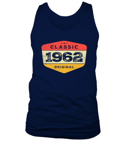 Classic 1962 61 Birthday Vintage Tank Top Unisex
