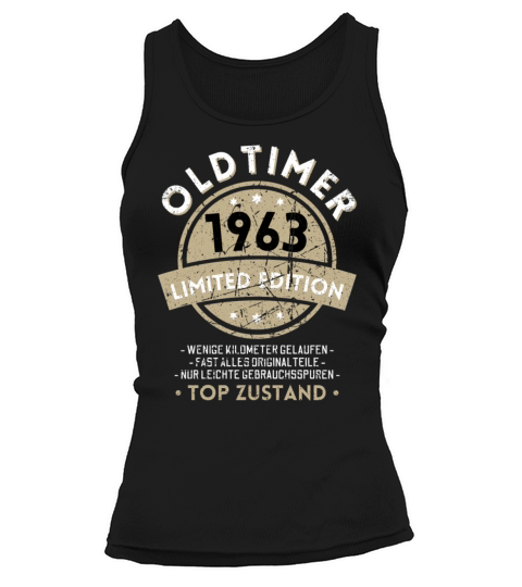 60th Birthday Vintage 1963 Tank top Woman