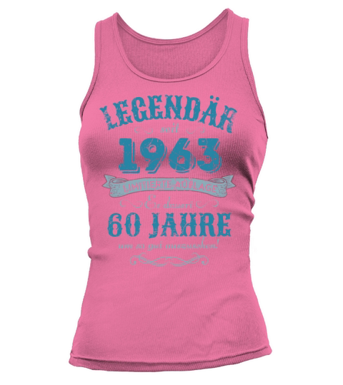 60th Birthday Vintage 1963 Tank top Woman