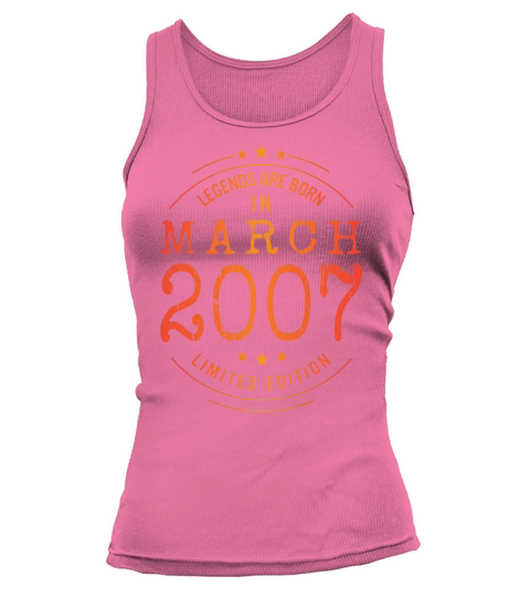 Birthday March 2007 Limited Edition Vintage Tank top Woman