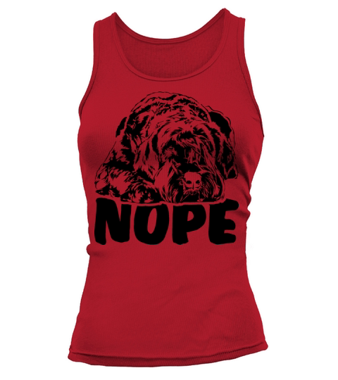 Giant Schnauzer dog nope dog quote Tank top Woman