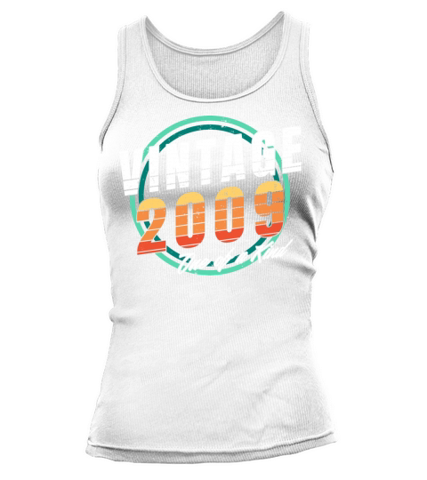 Vintage 2009 Shirt for Men Women 14 Year Old 14th Tank top Woman