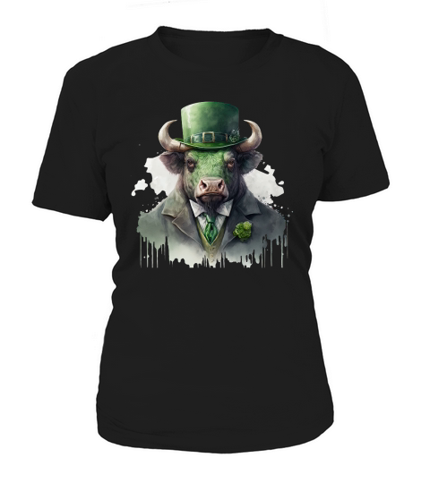 Badass Gangster Ox St Patricks Day Women's T-Shirt