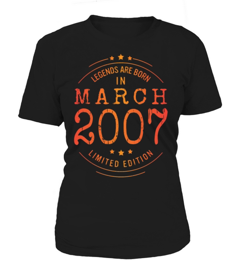 Birthday March 2007 Limited Edition Vintage Women's T-Shirt