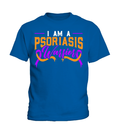 I Am A Psoriasis Warrior Psoriasis Awareness Kids T-Shirt