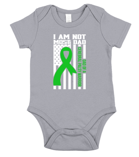 Dad of A Cerebral Palsy Warrior Short Sleeve Baby One-Piece