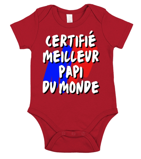 Meilleur papi Short Sleeve Baby One-Piece