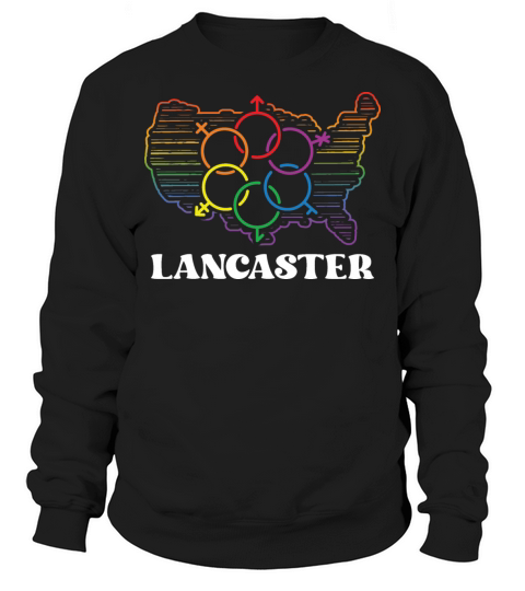 Lancaster Pride Flag Pride Month LGBTQ Flag LGBT C Sweatshirt Unisex