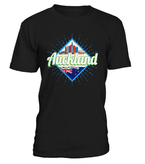 Auckland New Zealand retro skyline vintage T-Shirt Unisex