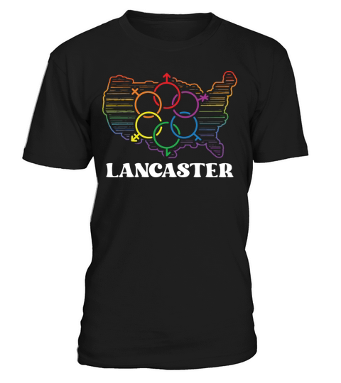 Lancaster Pride Flag Pride Month LGBTQ Flag LGBT C T-Shirt Unisex